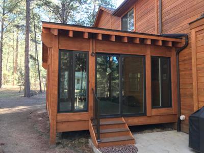 Timber, Post & Beam Style Sunroom from Colorado Springs Deck Builder