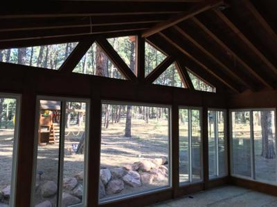 Timber, Post & Beam Style Sunroom from Colorado Springs Deck Builder