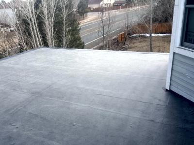 EPDM Roof on Flat Cover from Colorado Springs Deck Builder
