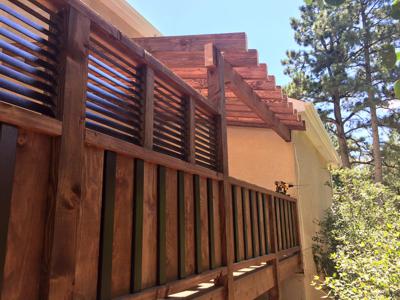 Custom Rail & Privacy Features from Colorado Springs Deck Builder