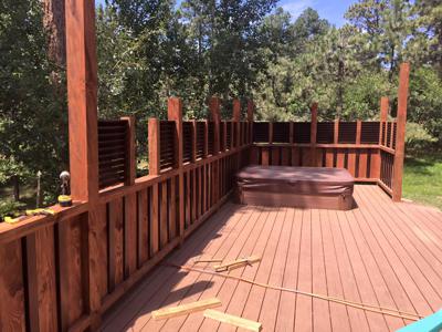 Custom Rail & Privacy Features from Colorado Springs Deck Builder