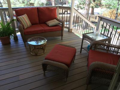Wood and Steel Rail from Colorado Springs Deck Builder