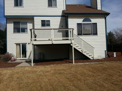 Wood and Steel Rail from Colorado Springs Deck Builder