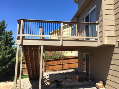 Custom Designed Staircases  from Colorado Springs Deck Builder