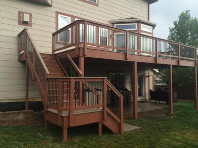 Custom Designed Staircases  from Colorado Springs Deck Builder