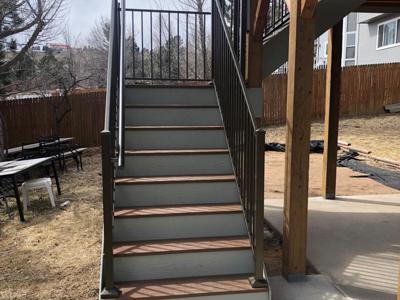 Custom Designed Staircases  from Colorado Springs Deck Builder