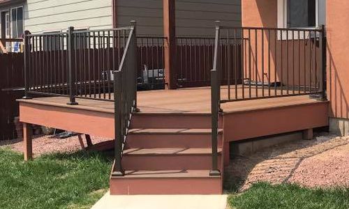 Project gallery of steel panel railing rail in Colorado Springs
