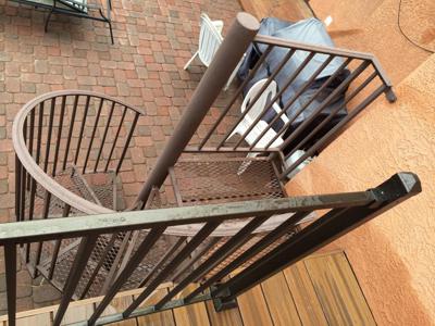 Steel Panel Railing from Colorado Springs Deck Builder