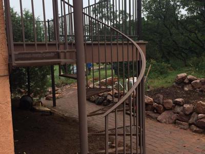 Steel Panel Railing from Colorado Springs Deck Builder