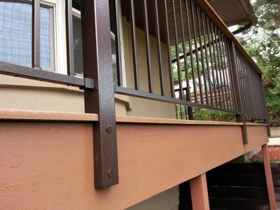 Steel Panel Railing from Colorado Springs Deck Builder