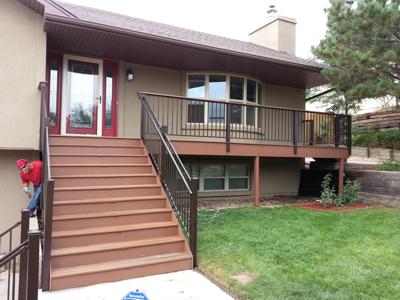 Steel Panel Railing from Colorado Springs Deck Builder