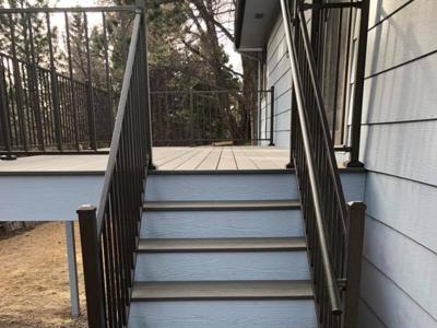 Steel Panel Railing from Colorado Springs Deck Builder