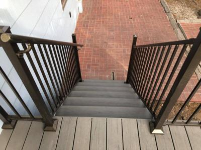 Steel Panel Railing from Colorado Springs Deck Builder